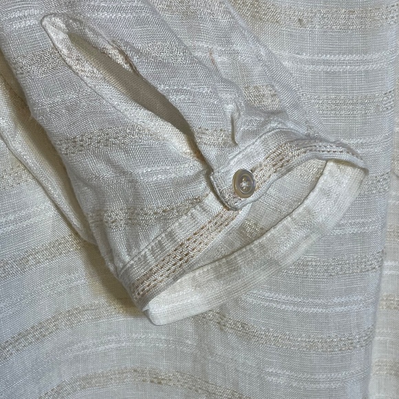 Massimo Dutti Cream Button-Up Blouse - Picture 3 of 9